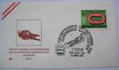 1975 AUSTRIA COVER PREOLYMPIC TEST IN LUGE RODELN IGLS - Invierno 1976: Innsbruck