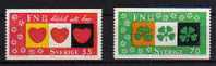 SUEDE       Neuf **      Y. Et T.  N° 671 Et 672             Cote:  0,75 Euros - Unused Stamps