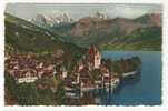 Suisse,Switzerland. Oberhofen Mit Eiger Mönch Und Jungfrau 1953 - Oberhofen Am Thunersee