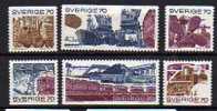 SUEDE       Neuf **      Y. Et T.  N° 665 à 670       Cote:  24,00 Euros - Unused Stamps