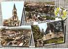 CPSM.GUEUGNON. EGLISE. VUE GENERALE.LES FORGES. CHATEAU DE MAZONCLE. DATEE 1970. DENTELLEE - Gueugnon