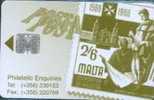 # MALTA 42 Posta - Philatelic Enquiries 40 Sc7   Tres Bon Etat - Malta