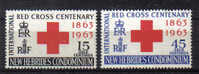 Neue Hebriden-1963-100 J.Rotes Kreuz (196-197)-postfrisch,** - Vanuatu (1980-...)