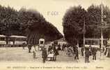 CPA DU 13 MARSEILLE ROND POINT ET PROMENADE DU PRADO AVEC PLUSIEURS TRAM ET  ANIMEE VOIR SCANER - Castellane, Prado, Menpenti, Rouet