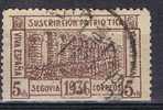 Sello Local Guerra Civil  SEGOVIA 1936. 5 Cts - Spanish Civil War Labels