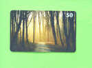 DENMARK - Chip Phonecard/Forest Scene - Denmark