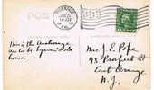 Postal,  RIVERSIDE- CAL. 1913 , FLAG (USA), Post Card, - Lettres & Documents