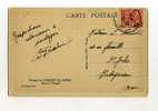 - FRANCE COLONIES . ALGERIE . AFFRANCHISSEMENT SIMPLE SUR CP DE 1935 . CIRCULATION INTERIEURE - Storia Postale