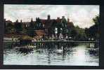 Early Postcard Swan At Christchurch Park Mansion Pool Ipswich Suffolk - Ref 509 - Ipswich