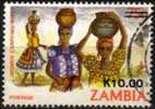 Zambia - 1989 Surcharges K10 Used - Zambie (1965-...)