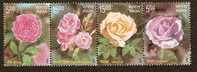 INDIA 2007 BREEDS OF FRAGRANCE OF ROSES, ROSE FRAGRANCED STAMP MNH** - Rosen