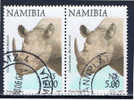 NAM+ Namibia 1997 Mi 892 Nashorn (Paar) - Namibia (1990- ...)
