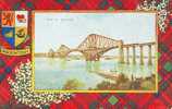 Britain United Kingdom Forth Bridge Old Postcard [P433] - West Lothian