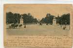 FRANCE PARIS High Relief Vintage Ca1900 POSTCARD - Les Champs Elysées - Horse Carriage Park - Ile-de-France