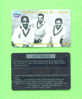 TRINIDAD AND TOBAGO - Magnetic Phonecard/Cricket - Three Cricketers - Trinidad & Tobago