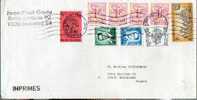 Lettre Belgique Godu Bruxelles Surchargée 9 Tp - CAD 23-11-1995 - Andere & Zonder Classificatie