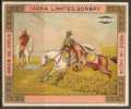 India Horse-Rider Vintage Trade Label Multi-colour - Andere & Zonder Classificatie