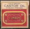 India Castor Oil Vintage Trade Label Multi-colour - Altri & Non Classificati