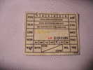 Ticket De Transport RAILROAD DIVISION - PHILADELPHIA - ETATS UNIS - World