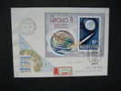 Ungarn 1969,  Mondumkreisung Apollo 8 Block Mi 68A FDC - Europa