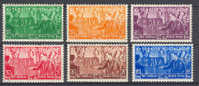 Turkey 1938 Mi. 1035-40 Jahrestag Der Einführung Der Lateinischen Schrift Kemal Atatürk Als Lehrer MH - Unused Stamps