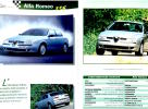 X SCHEDA FICHE TECNICO STORICA CAR COLLECTION DEL PRADO ALFA ROMEO 156 - Moteurs