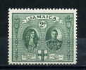 JAMAICA   1945    2d   Green      Perf  12 1/2 - Jamaica (1962-...)