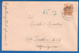 Deutschland; Alliierte Besetzung MiNr. 951; 1948; Leipzig - Storia Postale