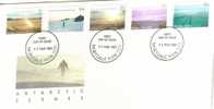 AUSTRALIA  FDC ANTARCTIC TERRITORY  LANDSCAPES SERIES III 5 STAMPS  DATED 11-03-1987 CTO SG? READ DESCRIPTION !! - Cartas & Documentos