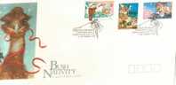 AUSTRALIA  FDC WILDLIFE  ANIMAL  BIRD  CHRISTMAS 3 STAMPS  DATED 31-10-1990 CTO SG? READ DESCRIPTION !! - Covers & Documents
