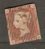 GReat Britain 1841  QV  1d Red Imperf. (o) H-K - Gebraucht