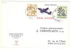 Carte Postale Par Avion Tarif à 3F50 Oblitération PUNIA - Covers & Documents