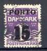 Denmark 1934 Mi. 32   15 Auf 12 Ø Portomarken Postage Due - Postage Due