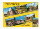 POMPADOUR -  Le Château  Et  L´ Hippodrome -  7 Vues     - - Arnac Pompadour