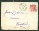 Yvert N°283 Oblitéré Cachet Bureau De Distribution De Continvoir( Dpt 37) En 1936  - AA57b - Briefe U. Dokumente