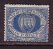 Y6445 - SAN MARINO Ss N°3 - SAINT-MARIN Yv N°3 * - Unused Stamps