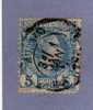 MONACO TIMBRE N° 3 OBLITERE PRINCE CHARLES III 5C BLEU - Gebraucht