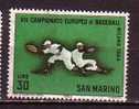 Y7172 - SAN MARINO Ss N°682 - SAINT-MARIN Yv N°637 ** Baseball - Nuevos