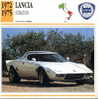 CARS CARD FICHE TECNICO STORICA  LANCIA STRATOS - Moteurs