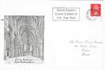 Carta EXETER (Gran Bretaña) 1980 . Cathedral Exeter - Briefe U. Dokumente