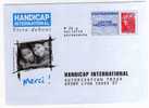 Entier Postal PAP Postreponse Handicap International Rhone Lyon Autorisation 78369 N° Au Dos: 09P270 - PAP: Antwort/Beaujard