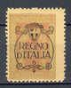 Fiume 1924 Mi. 185  20 C Eingliederung Von Fiume Overprinted REGNO/D´ITALIA  ERROR Red Colour Missing MNH !! - Fiume