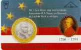 TARJETA DE AUSTRIA DE UNA MONEDA DE 1 EURO (COIN-MONEDA)  DUMMY - Timbres & Monnaies