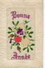 BRODEE Bonne Année Fleurs Gui Hotte - Embroidered