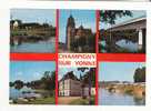 CHAMPIGNY SUR YONNE Et Ses ENVIRONS - 6 Vues :  Auberge "Le Robinson", Eglise St Martin, Nouveau Pont, Yonne à Port .... - Champigny