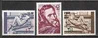 BULGARIA \ BULGARIE - 1975 - 500an De La Naissance De Michel Angelo - 3v** - Unused Stamps