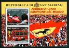 ● San MARINO 2001 -  FERRARI  - Serie Completa ** - Cat. ? €  - Lotto N. 359 - Hojas Bloque