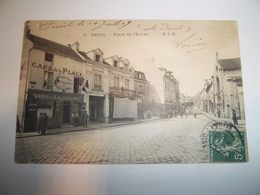 2 Oz - CPA N°9 - DEUIL - Place De L'Eglise (Café De La Place) - [95] Val D'Oise - Deuil La Barre