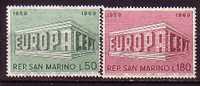 Y7243 - SAN MARINO Ss N°779/80 - SAINT-MARIN Yv N°732/33 ** EUROPA CEPT - Neufs