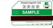 TARJETA DE URMET PATENT DE MUESTRA  SAMPLE  (MUY RARA) NUEVA-MINT - Origen Desconocido